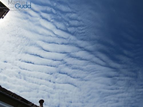 Altocumulus translucidus undulatus